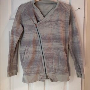 Lululemon asymmetrical zip up sweatshirt